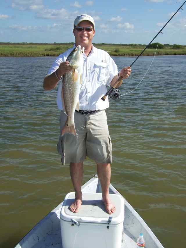 Shawn Wendell First Fly Trip!28” redfish