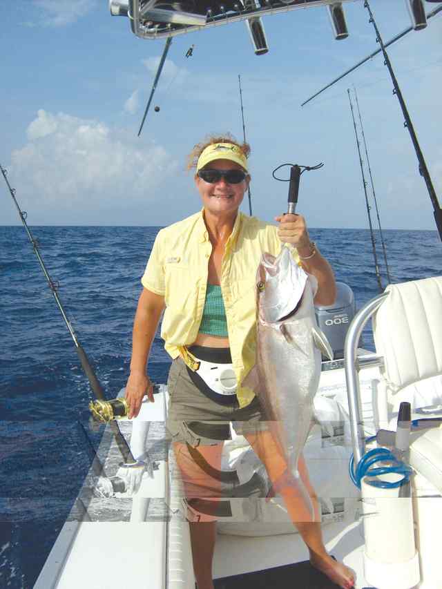 Connie Lyssy Port Aransasfirst offshore fish!