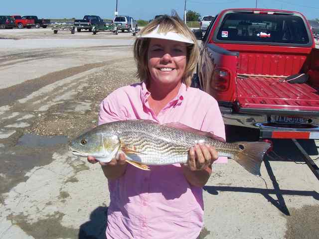 Barbara Stagner East Galveston Bay - 21&quot; redfish