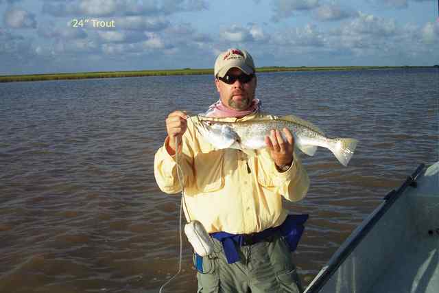 Ricky Irby Copano Bay
  24&quot; trout