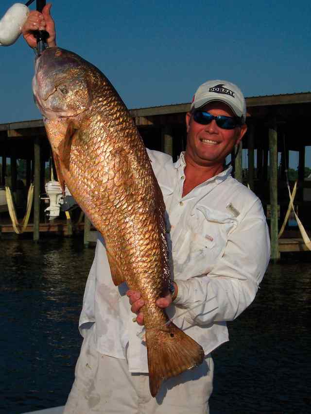 Brian Walters West Matagorda44.75&quot; red, caught &amp; tagged