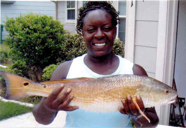 Lawanda Williams Dickinson Bayou25&quot; redfish
