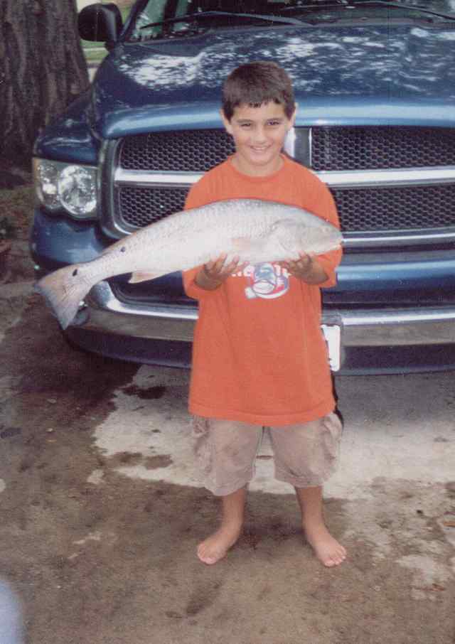 Matthew Casey Landed his first red at 28&quot; and 9.5 lb&nbsp; while fishing the Matagorda Peninsula