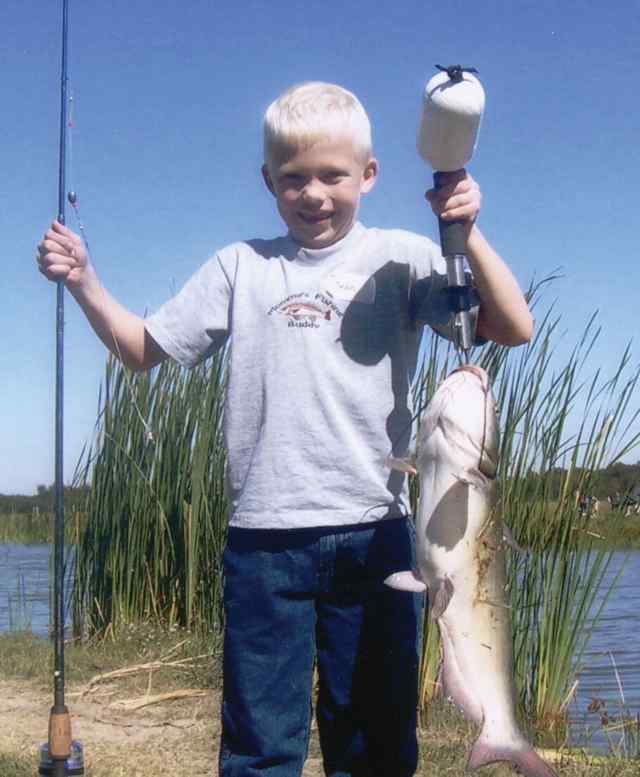 Sean Phillips Snagged this catfish in the last ten minutes of a tournament, and won first place!