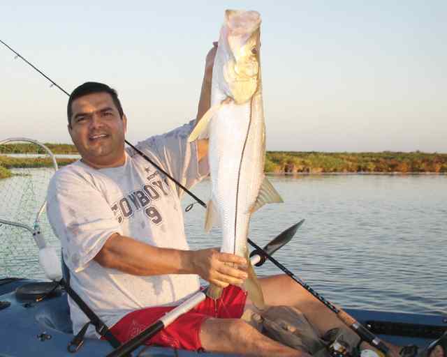 Louis Sorola 
  Kayaking the LLM34&quot; snook CPR
