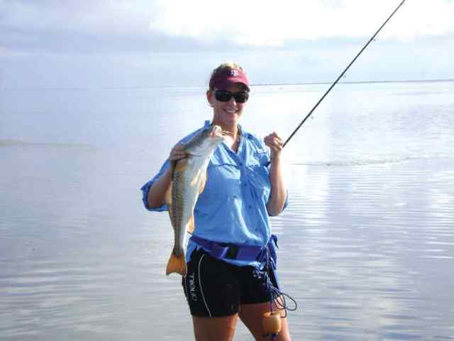 Chelsy DiMaggio Lower Laguna Madreredfish