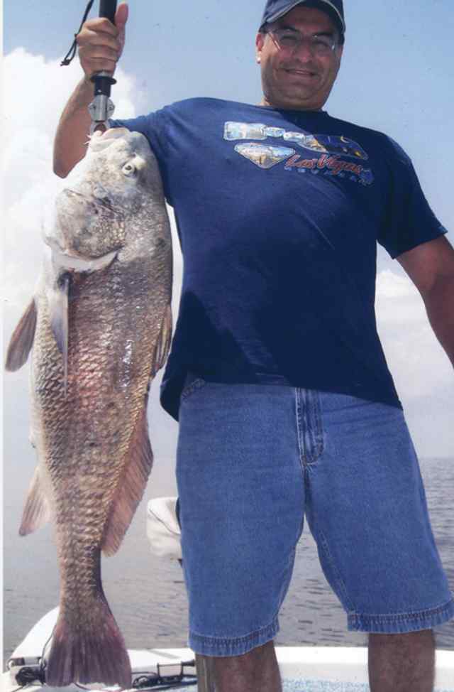 Ray Cisneros Port O'Connor40 lb drum
