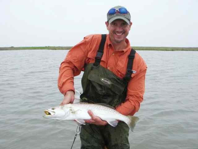 Jeff Schaberg 30&quot; 9.5lb speckled trout
