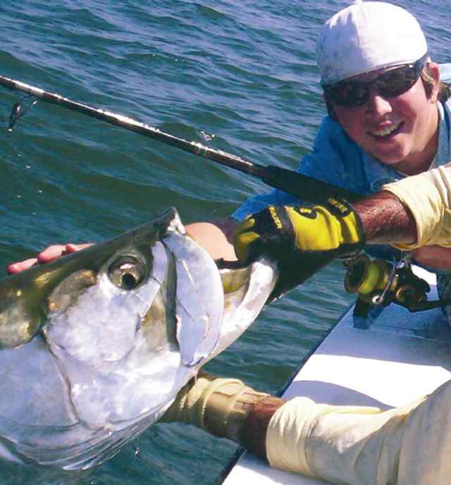 Sterling Cash 
  Port O'Connorfirst tarpon! (while out with father, Curtiss Cash)