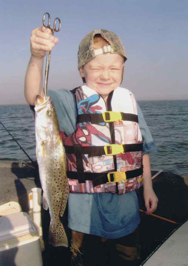 Caiden Roberts first trout!