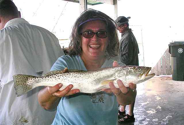 Cheryl Korbell Baffin Bay
  keeper trout