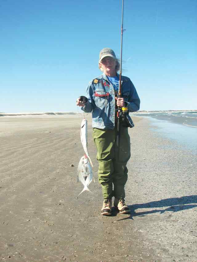 Joy Sandifer double on Pompano!