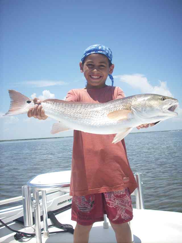 Jayden Hakala personal best redfish! CPR