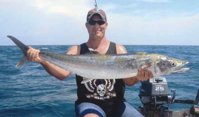 Cody Hebert Two miles off shore49&quot; kingfish