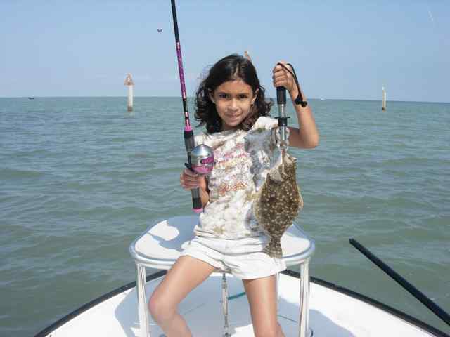 Kameron Hinojosa South Padre Island
  first flounder!