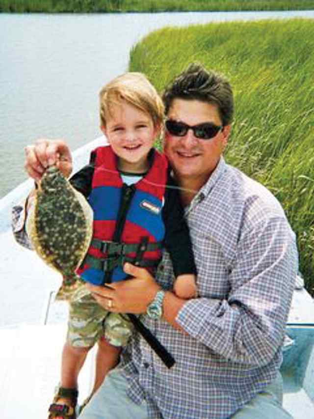 Gates Jenkins First fishing trip in the boat, first flounder!