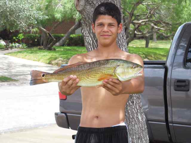 David Montalvo Mustang Island
  21&quot; first redfish!