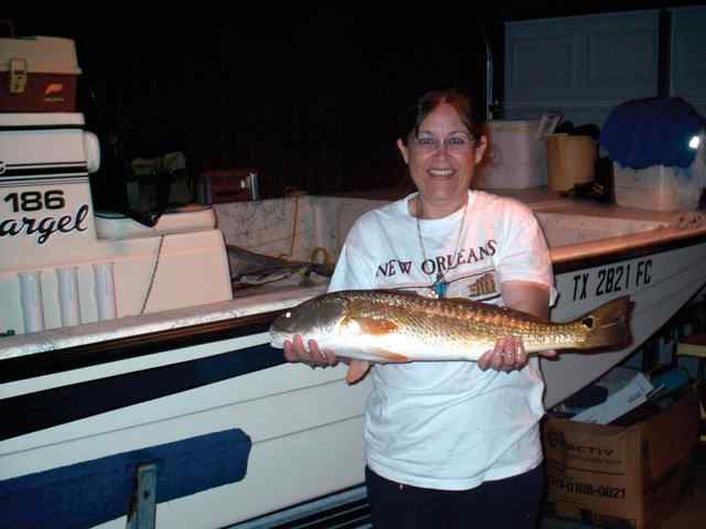 Linda Palacios first trip to Arroyo City27.5&quot; redfish