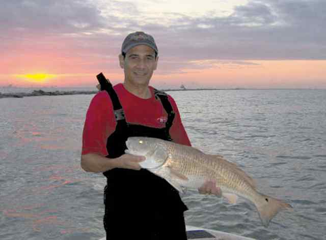 Ralph Year Galveston's North Jettyredfish