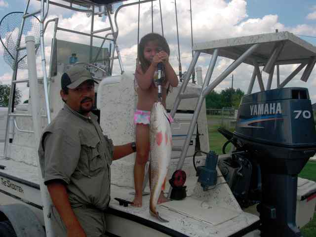 Alfredo & Ashley Serrato Ashley's first red!28&quot; landed on artificial