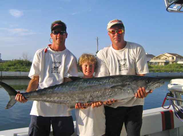 Brian Gaudin (angler), Devin Donnahoe, and Brett Donnahoe winning kingfish for CCA Texas 2006