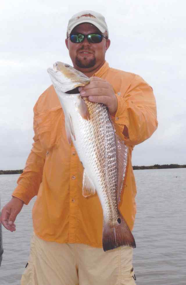 Michael Capps showing off his proudest catch to date