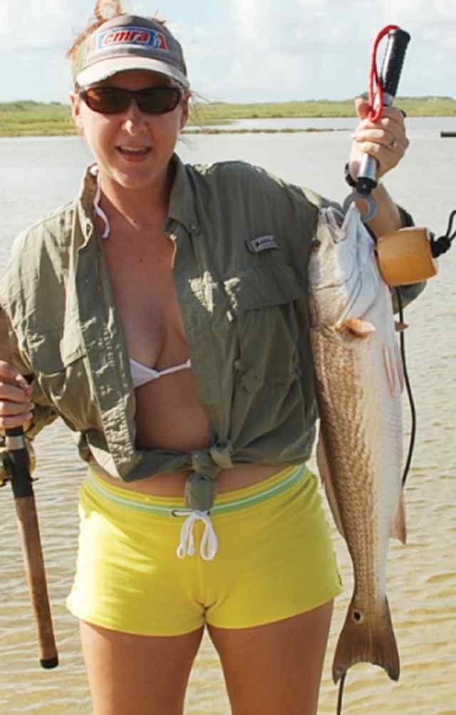 Holly Casley 
  Lower Laguna Madre28&quot; redfish
