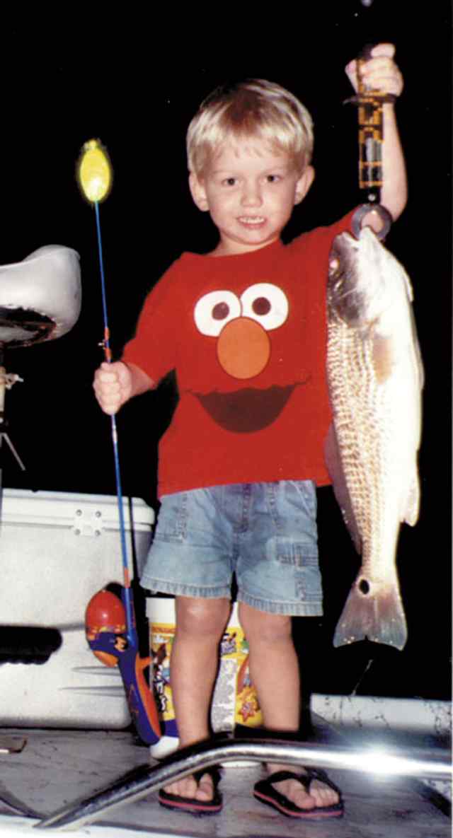 Miles Svatek Carancahua Bayfirst red!