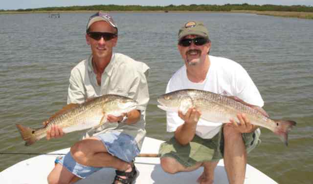 Brian Mladenka and Greg Cartwright St. Charles Bayredfish