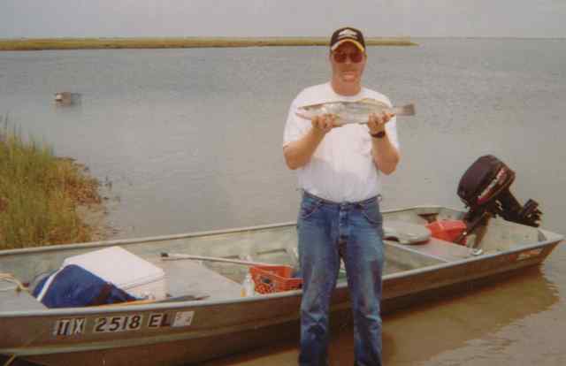 Chris Billeau Wading East Matagorda Baytrout