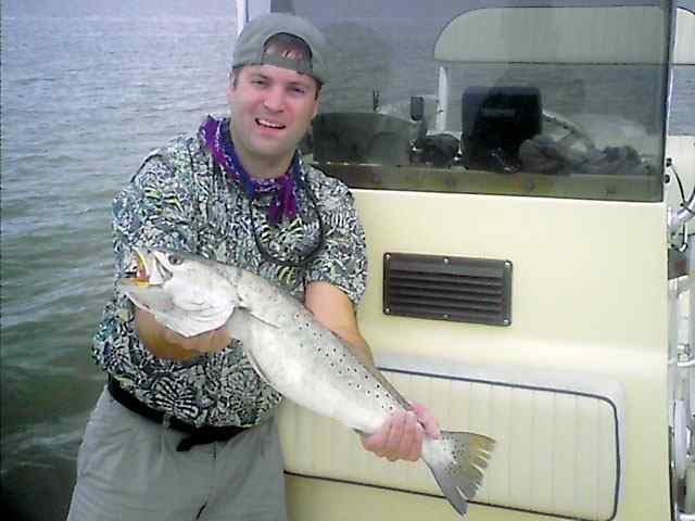 Jason Mushinski 27&quot; trout, caught on a Fire Tiger Seashad Assassin