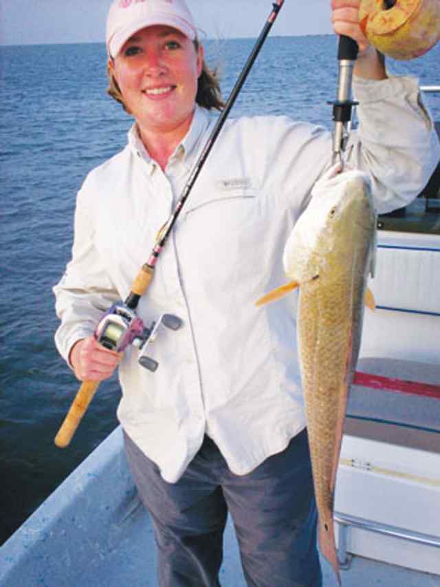 Nicole Bell Seadrift
32" redfish