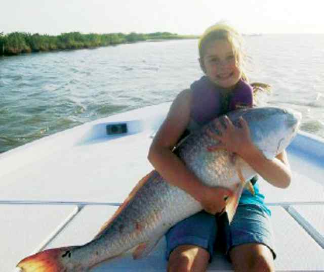 Ali Lalonde Port O'Connor41&quot; redfish