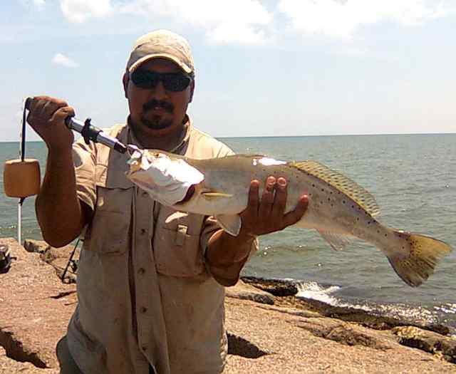 Julian Quintero Galveston seawall25&quot; trout