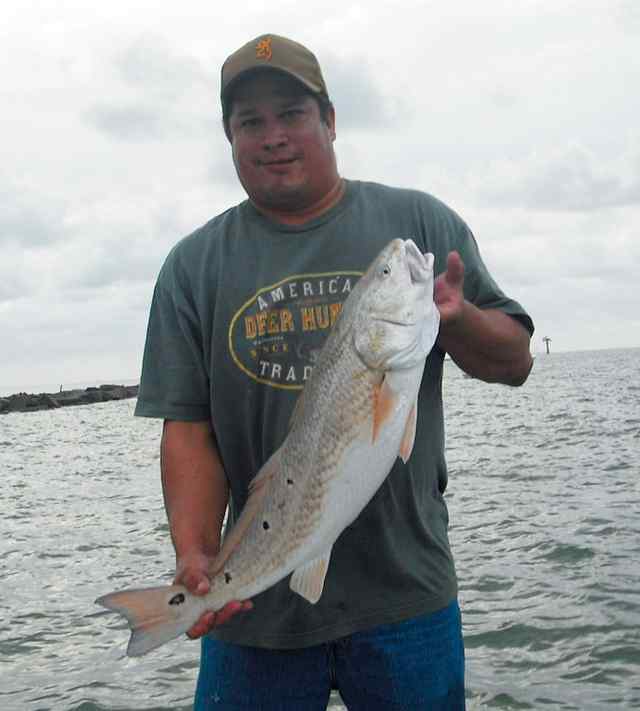Adolph Rodriquez Galveston jetty28&quot; redfish