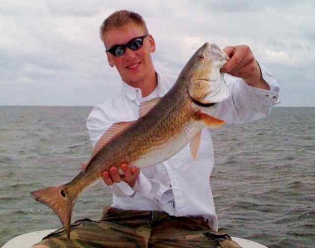 Jonathon Schneider Lower Laguna Madre27&quot; first redfish!
