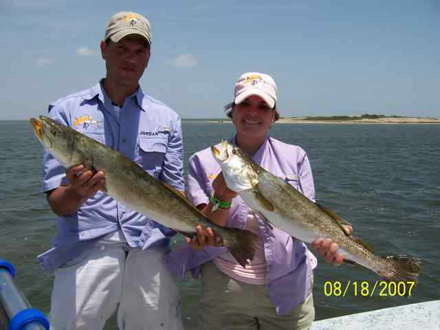 Jordan Stephenson & Brandi Hanselka Lower Laguna Madretrout