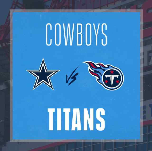 Tennessee Titans Vs Dallas Cowboys