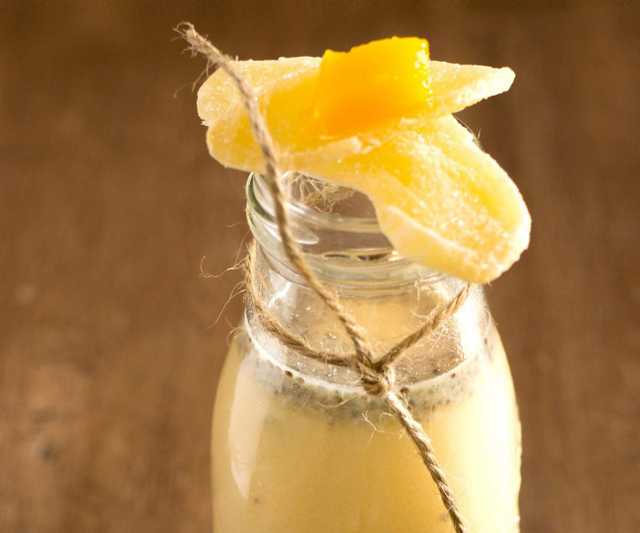 Fit + Fab: Creamy Mango-Ginger Smoothie