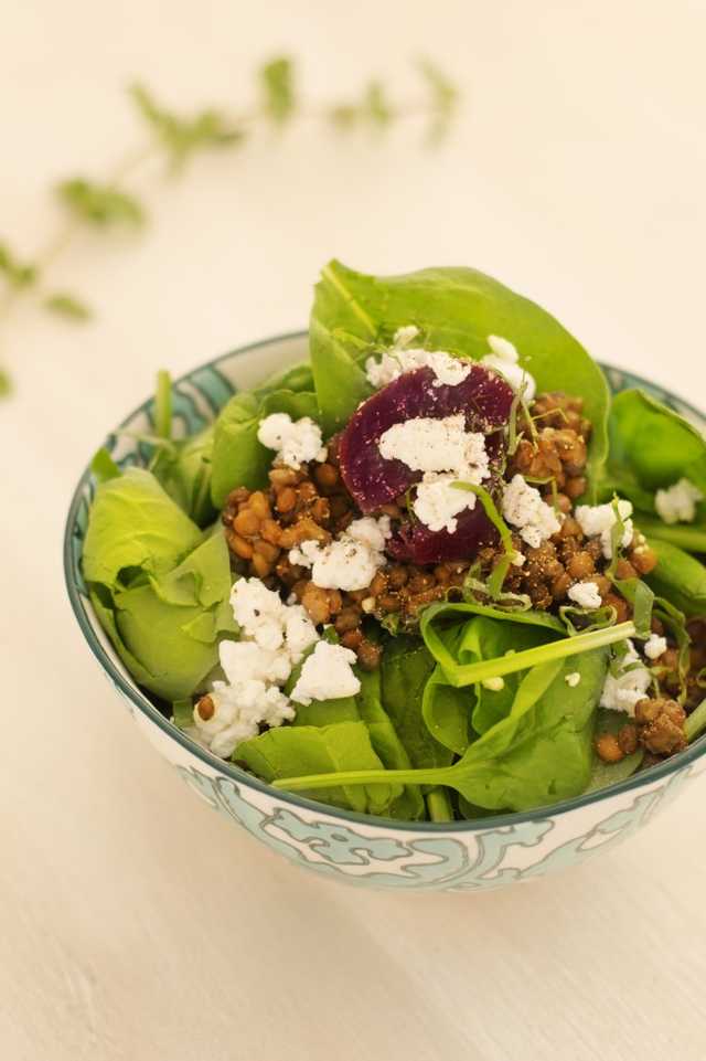 Bold Beet And Lentil Salad