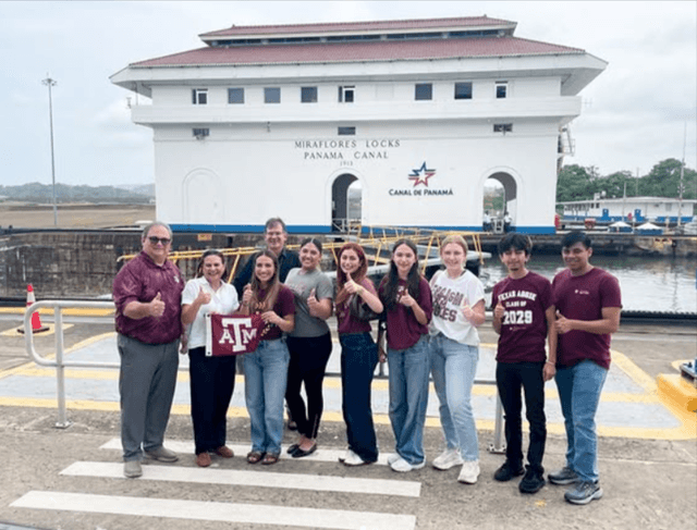 TAMU McAllen Students Travel to Panama Canal