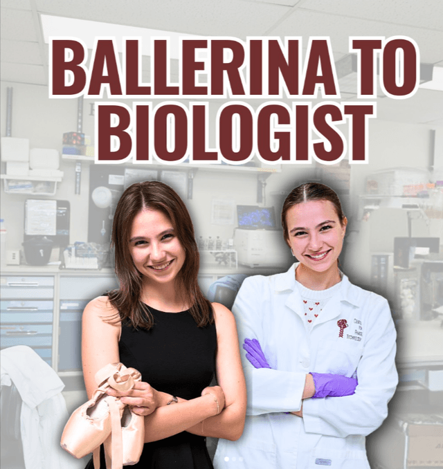 From ballerina to biologist