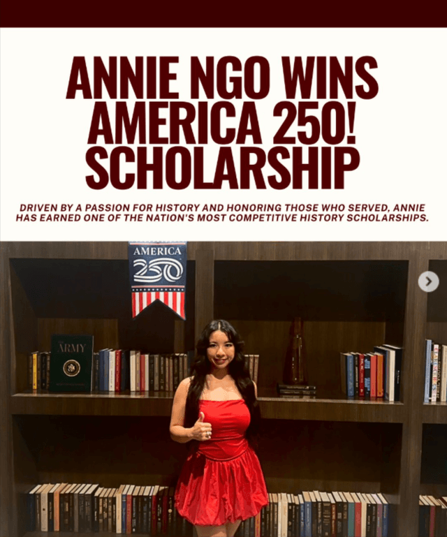 TAMU History major wins prestigious scholarship