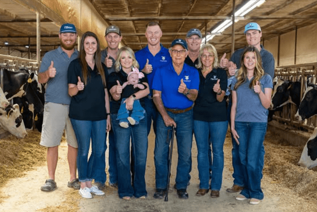 Three generations of Texas dairy