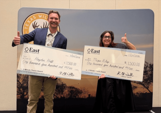 RWFM graduate students sweep competition