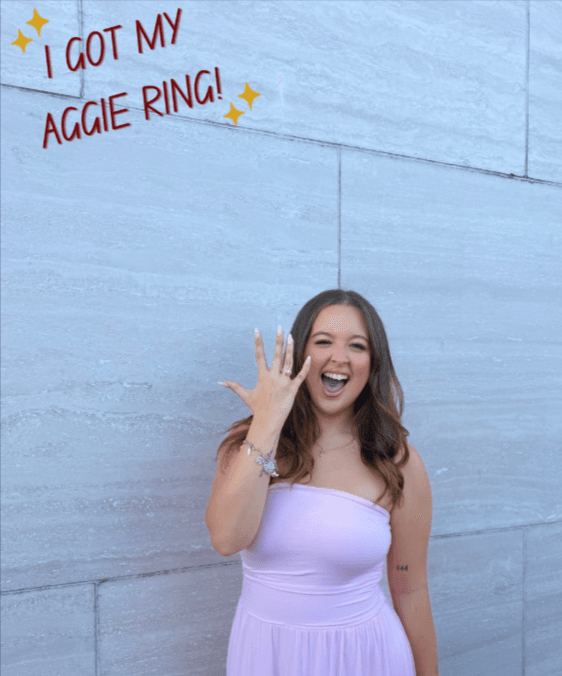 amazing CMJR students who got their Aggie Ring