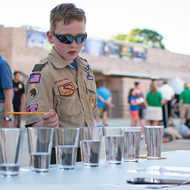 The Pavilion Offered Local Scouts Opportunity to Earn Music Merit Badge June 7