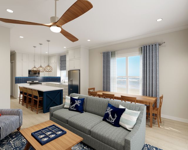 The Beach Bungalows at Camp Margaritaville Resort Crystal Beach interior Photo of the interior at the The Beach Bungalows at Camp Margaritaville Resort Crystal Beach