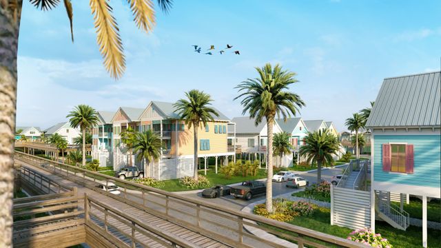 Margaritaville Beach Cottage Resort Galveston cottages Photo of the cottages at the Margaritaville Beach Cottage Resort Galveston