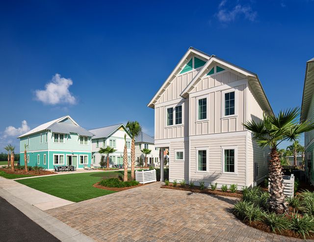 Margaritaville Beach Cottage Resort Panama City Beach house  Photo of the house exterior at the Margaritaville Beach Cottage Resort Panama City Beach